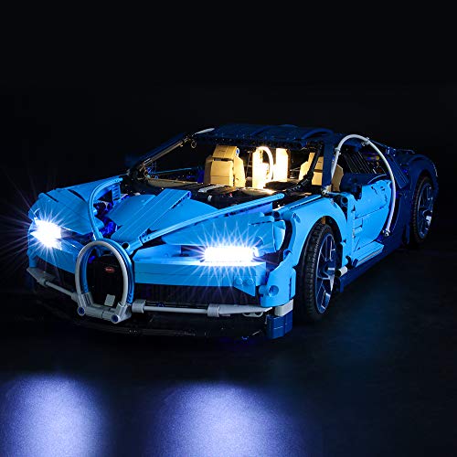 BRIKSMAX Kit de iluminación LED Lego Technic Bugatti Chiron - Compatible con Lego 42083 Building Blocks Model- No incluir el Conjunto de Lego