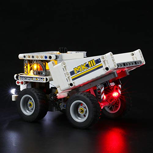 BRIKSMAX Kit de iluminación LED Lego Technic Excavadora de Rueda de cangilones - Compatible con Lego 42055 Building Blocks Model- No incluir el Conjunto de Lego