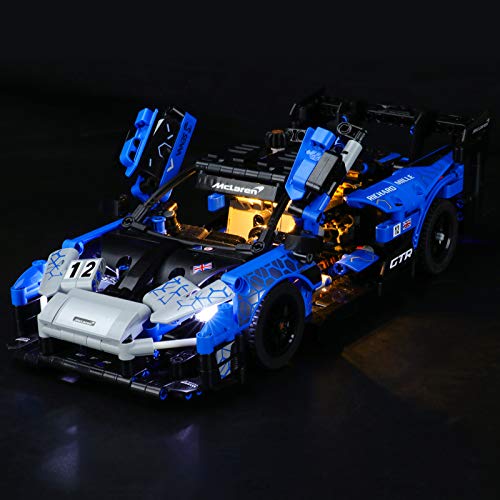 BRIKSMAX Kit de iluminación LED Lego Technic McLaren Senna GTR - Compatible con Lego 42123 Building Blocks Model- No incluir el Conjunto de Lego