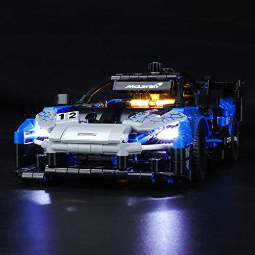 BRIKSMAX Kit de iluminación LED Lego Technic McLaren Senna GTR - Compatible con Lego 42123 Building Blocks Model- No incluir el Conjunto de Lego