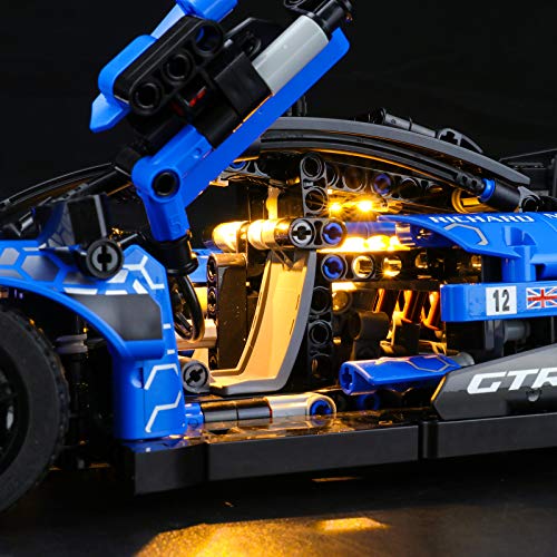 BRIKSMAX Kit de iluminación LED Lego Technic McLaren Senna GTR - Compatible con Lego 42123 Building Blocks Model- No incluir el Conjunto de Lego