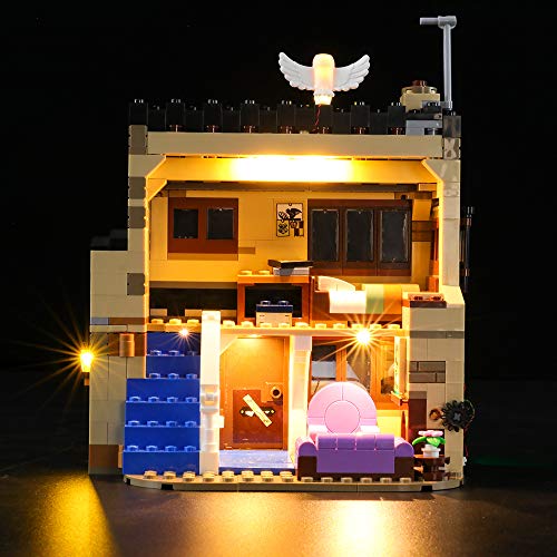 BRIKSMAX Kit de Iluminación Led para 4 Privet Drive,Compatible con Ladrillos de Construcción Lego Modelo 75968, Juego de Legos no Incluido