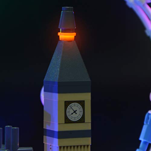 BRIKSMAX Kit de Iluminación Led para Architecture Londres-Compatible con Ladrillos de Construcción Lego Modelo 21034, Juego de Legos no Incluido