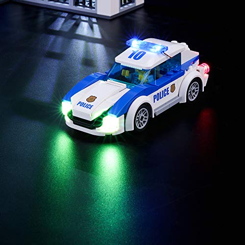 BRIKSMAX Kit de Iluminación Led para Lego City Comisaría de policía, Compatible con Ladrillos de Construcción Lego Modelo 60141, Juego de Legos no Incluido