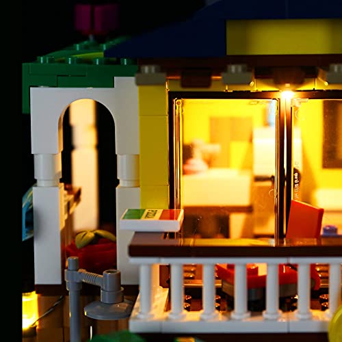 BRIKSMAX Kit de iluminación LED para Lego Creator Casa Surfera en la Playa - Compatible con Lego 31118 Building Blocks Model- No incluir el Conjunto de Lego