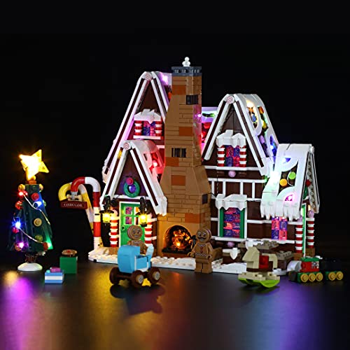 BRIKSMAX Kit de iluminación LED para Lego Creator Expert Casa de Pan de Jengibre - Compatible con Lego 10267 Building Blocks Model- No incluir el Conjunto de Lego