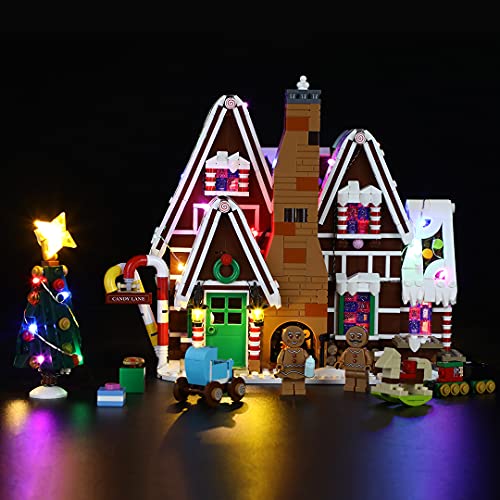 BRIKSMAX Kit de iluminación LED para Lego Creator Expert Casa de Pan de Jengibre - Compatible con Lego 10267 Building Blocks Model- No incluir el Conjunto de Lego