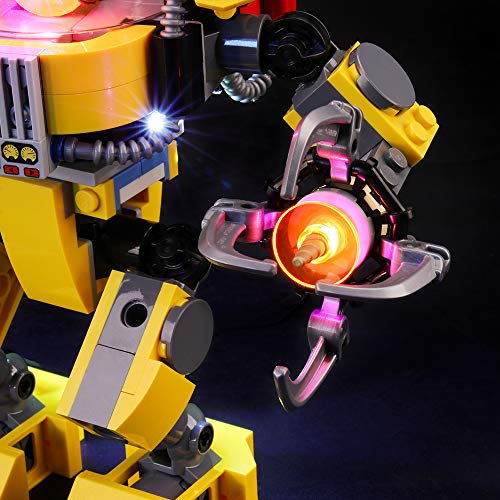 BRIKSMAX Kit de Iluminación Led para Lego Creator Robot Submarino,Compatible con Ladrillos de Construcción Lego Modelo 31090, Juego de Legos no Incluido