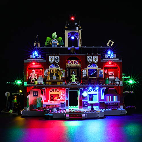 BRIKSMAX Kit de Iluminación Led para Lego Hidden Side Instituto Encantado,Compatible con Ladrillos de Construcción Lego Modelo 70425, Juego de Legos no Incluido