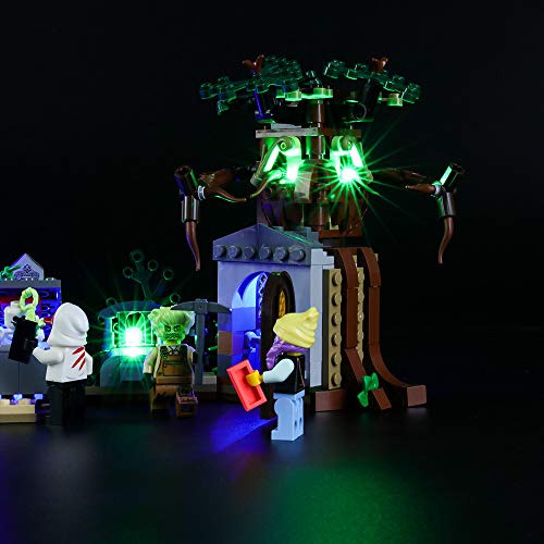 BRIKSMAX Kit de Iluminación Led para Lego Hidden Side Misterio del Cementerio,Compatible con Ladrillos de Construcción Lego Modelo 70420, Juego de Legos no Incluido