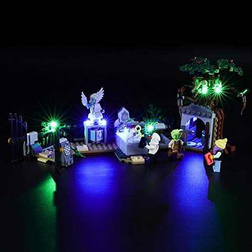 BRIKSMAX Kit de Iluminación Led para Lego Hidden Side Misterio del Cementerio,Compatible con Ladrillos de Construcción Lego Modelo 70420, Juego de Legos no Incluido