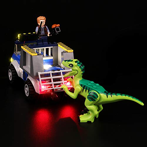 BRIKSMAX Kit de Iluminación Led para Lego Juniors Camión de Rescate del Raptor, Compatible con Ladrillos de Construcción Lego Modelo 10757, Juego de Legos no Incluido