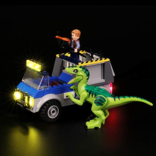 BRIKSMAX Kit de Iluminación Led para Lego Juniors Camión de Rescate del Raptor, Compatible con Ladrillos de Construcción Lego Modelo 10757, Juego de Legos no Incluido