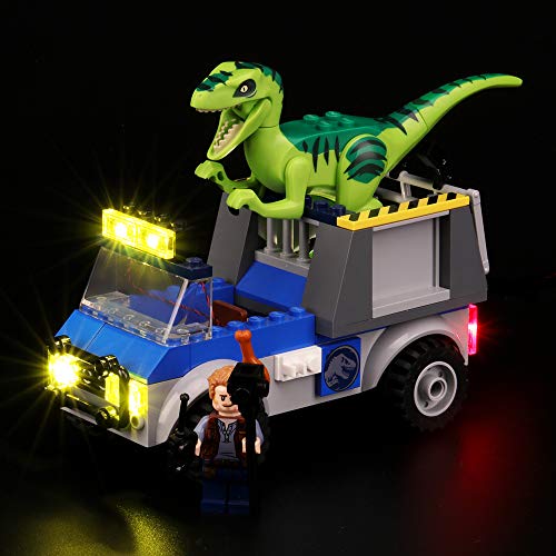 BRIKSMAX Kit de Iluminación Led para Lego Juniors Camión de Rescate del Raptor, Compatible con Ladrillos de Construcción Lego Modelo 10757, Juego de Legos no Incluido