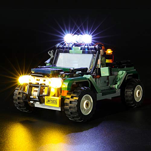 BRIKSMAX Kit de Iluminación Led para Lego Jurassic World Caza del Tesoro,Compatible con Ladrillos de Construcción Lego Modelo 75935, Juego de Legos no Incluido