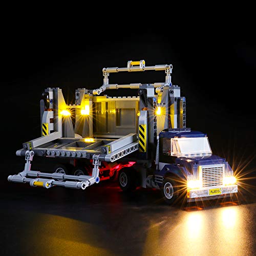 BRIKSMAX Kit de Iluminación Led para Lego Jurassic World Transporte del T Rex,Compatible con Ladrillos de Construcción Lego Modelo 75933, Juego de Legos no Incluido