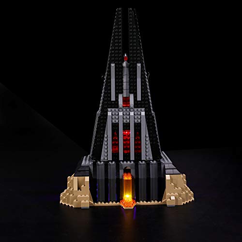 BRIKSMAX Kit de Iluminación Led para Lego Star Wars Castillo de Darth Vader, Compatible con Ladrillos de Construcción Lego Modelo 75251, Juego de Legos no Incluido