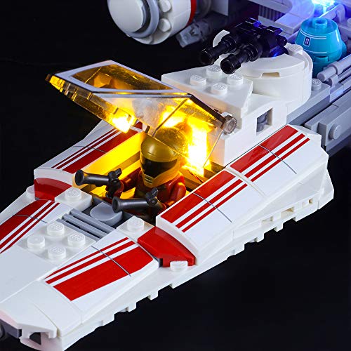 BRIKSMAX Kit de Iluminación Led para Lego Star Wars Caza Estelar ala-Y,Compatible con Ladrillos de Construcción Lego Modelo 75249, Juego de Legos no Incluido