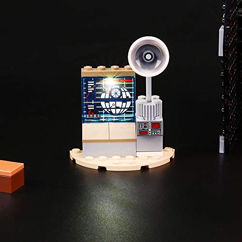 BRIKSMAX Kit de Iluminación Led para Lego Star Wars TM Ataque del Caza Tie-Compatible con Ladrillos de Construcción Lego Modelo 75237, Juego de Legos no Incluido