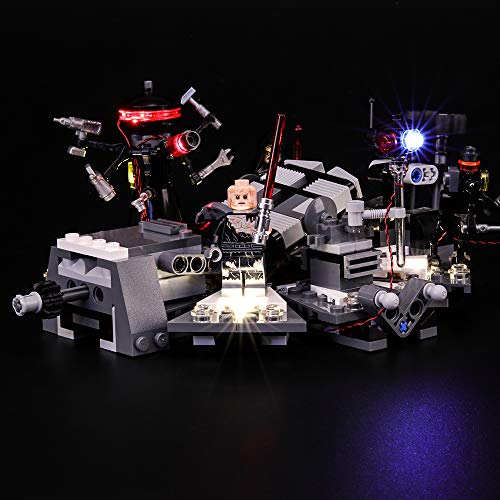 BRIKSMAX Kit de Iluminación Led para Lego Star Wars Transformación de Darth Vader, Compatible con Ladrillos de Construcción Lego Modelo 75183, Juego de Legos no Incluido