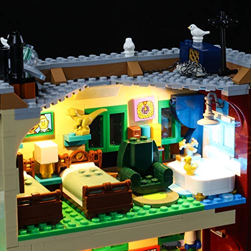 BRIKSMAX Kit de iluminación LED paraIDEAS123 Plaza Sésamo - Compatible con Lego 21324 Building Blocks Model- No incluir el Conjunto de Lego