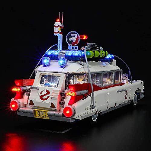 BRIKSMAX Kit de iluminación LED paraIdeasCazafantasmas™ ECTO-1 - Compatible con Lego 10274 Building Blocks Model- No incluir el Conjunto de Lego