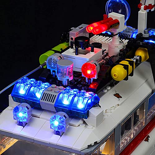 BRIKSMAX Kit de iluminación LED paraIdeasCazafantasmas™ ECTO-1 - Compatible con Lego 10274 Building Blocks Model- No incluir el Conjunto de Lego