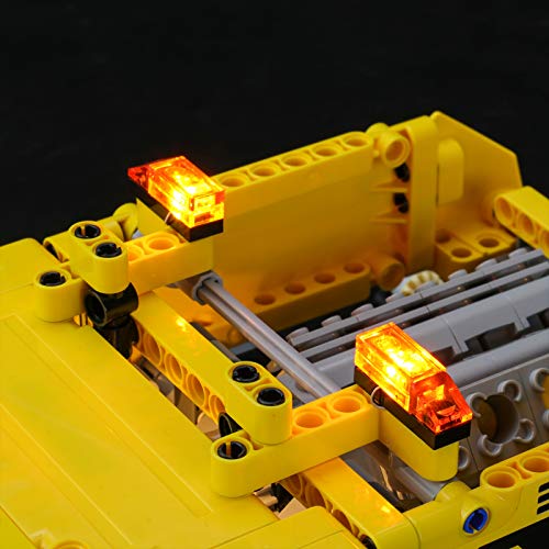 BRIKSMAX Kit de iluminación LED paraTechnicGrúa móvil MK II - Compatible con Lego 42009 Building Blocks Model- No incluir el Conjunto de Lego