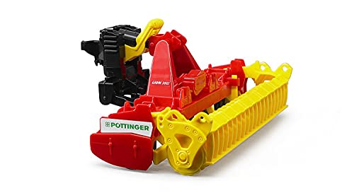 Bruder 02346 Remolque Pötinger Lion 3002 Grada Rotativa Escala 1:16