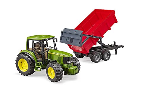 bruder-bruder-02057-tracteur John Deere 6920 con remolque, 2057, verde , color/modelo surtido