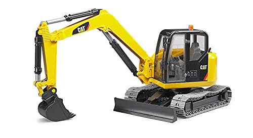 Bruder Cat - Excavadora con Gran Brazo Cuchara, Color Negro y Amarillo 2456