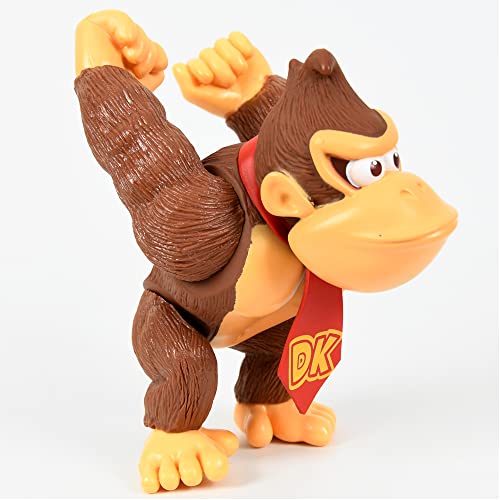 BSNOW Figura de acción de Super Mario Bros muñeca colección de personajes juego de juguete para niños regalo de cumpleaños 12 cm - Colección Donkey KONG