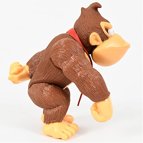 BSNOW Figura de acción de Super Mario Bros muñeca colección de personajes juego de juguete para niños regalo de cumpleaños 12 cm - Colección Donkey KONG