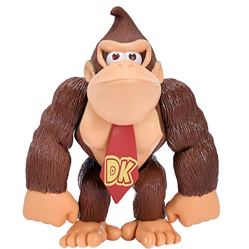 BSNOW Figura de acción de Super Mario Bros muñeca colección de personajes juego de juguete para niños regalo de cumpleaños 12 cm - Colección Donkey KONG