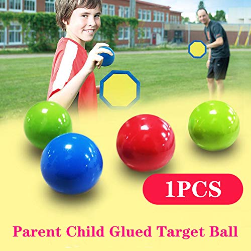 BSTQC Estrés Pelota 4 pcs Luminoso Estrés Alivio Pelotas Pegajoso Pelota Juego Atrapar Pelota para Niños Padres Estrés Alivio Juguetes