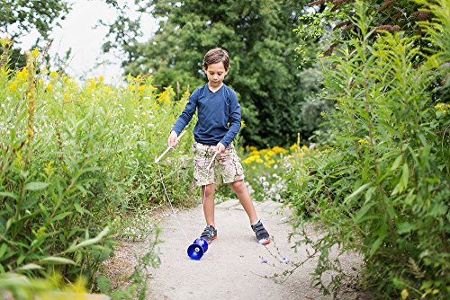 BuitenSpeel B.V.-Coordination Juego Compacto Outdoor: Diabolo, Color Azul, 43 cm x 11 cm x 18 cm (BS Toys_GA305)