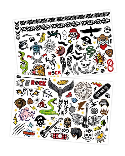 Buki France-75 Tattoos Lavables, Color (TA006) , Tatuajes Leo