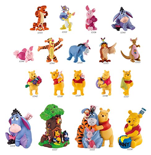 Bullyland 12345 - Figura de Juego, Walt Disney Winnie The Pooh, Tigger, Aprox. 6,5 cm de Altura, Figura Pintada a Mano, sin PVC, para Que los niños jueguen con la fantasía