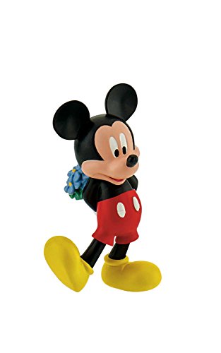 Bullyland 15077 – Juego de Figuras de Walt Disney Mickey Valentine – Mickey y Minnie, Figuras pintadas a Mano, sin PVC, Regalo Ideal para niños y niñas para Jugar de fantasía