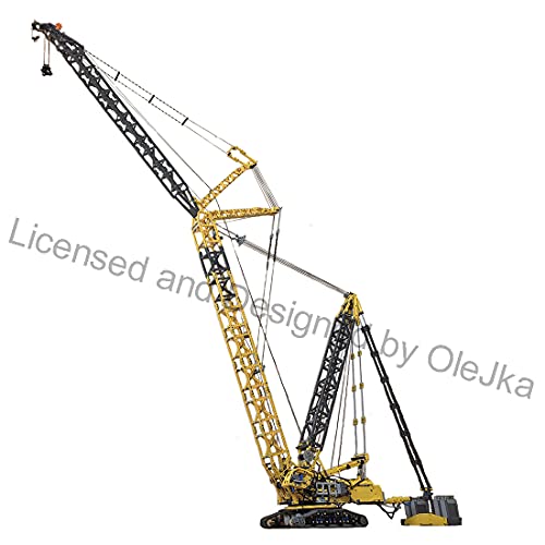 Bulokeliner Technik Liebherr LR 11000 - Grúas de construcción MOC-39663 con control remoto de grúas orugas con 10 motores, 3846 piezas de grúas RC compatibles con Lego Technic