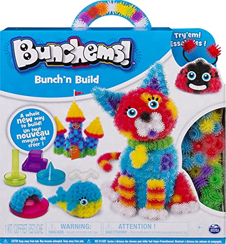 Bunchems-Kit de Manualidades Bunch N Build Shapes, Multicolor, Talla única (Spin Master 6044156)