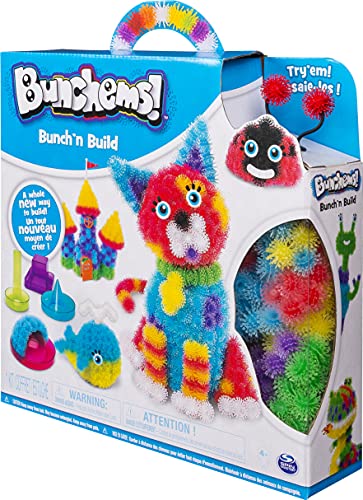 Bunchems-Kit de Manualidades Bunch N Build Shapes, Multicolor, Talla única (Spin Master 6044156)