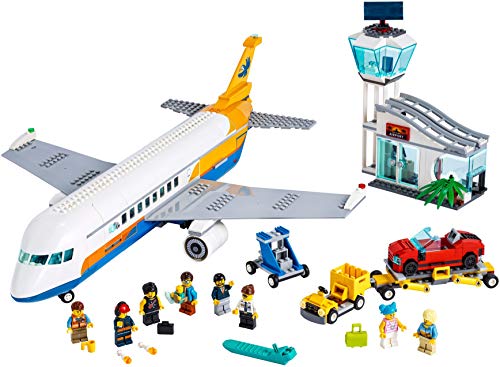 Bundle Juego de 2 aeropuerto Lego® City 60261 60262 + avión de pasajeros