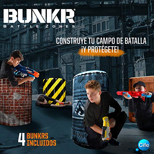 BUNKR- Battle Zone Starter Pack, Multicolor (Cife Spain 41646)