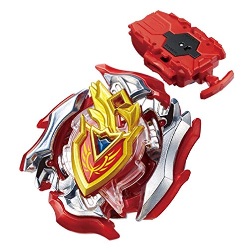 Burst Chouzetsu B - 105 Starter Zet Aquiles.11.Xt Bey Stater Set con lanzador de cuerdas B-108 Bey, color rojo