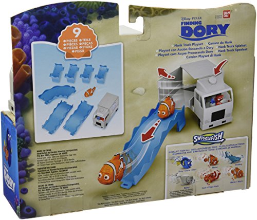 Buscando a Dory - Playset con acción: Camión de Hank, Color Blanco (Bandai 36455)