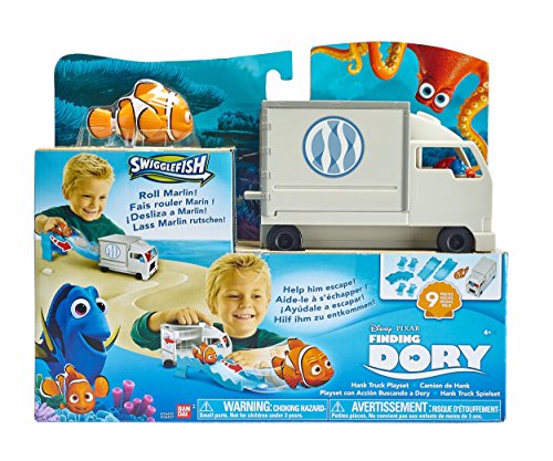 Buscando a Dory - Playset con acción: Camión de Hank, Color Blanco (Bandai 36455)