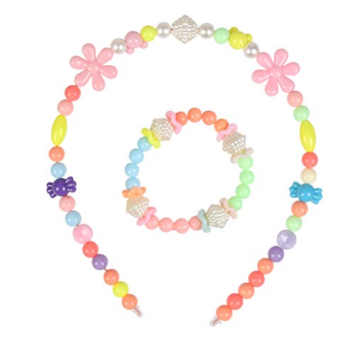 BUYGOO Abalorios Perlas de Resina Acrílica Cuentas Redondas Abalorios Colores Piedras para Pulseras Joyas DIY Manualid para niños