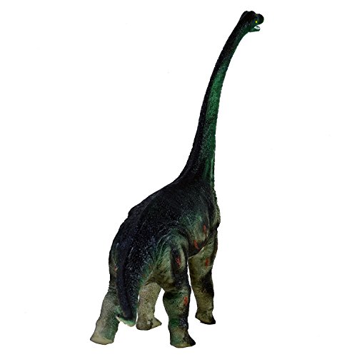 BW & H 17" (44 cm) dinosaurio relleno de goma brachiosaurus juguete jurásico detalle del museo