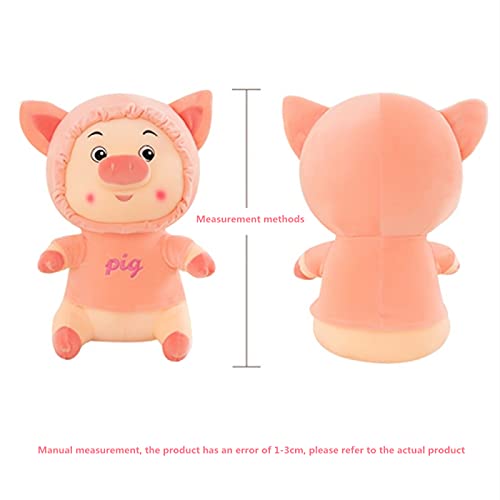 CACAIMAO Cute Pink Piggy Plush Toy Clothes Piggy Dolls Niños Almohadas Muebles para El Hogar Regalos Creativos para Adultos Y Niños Height 35cm